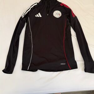 adidas ajax quarter zip